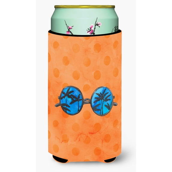 Carolines Treasures BB8178TBC Sunglasses Orange Polkadot Tall Boy Beverage Insulator Hugger Tall Boy multicolor