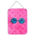 thumbnail image 1 of Carolines Treasures BB8179DS1216 Sunglasses Pink Polkadot Wall or Door Hanging Prints Pink 12x16 multicolor, 1 of 2
