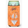 thumbnail image 1 of Carolines Treasures BB8198TBC Bikini Swimsuit Orange Polkadot Tall Boy Beverage Insulator Hugger  Tall Boy multicolor, 1 of 1