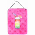 thumbnail image 1 of Carolines Treasures BB8214DS1216 Umberella Cocktail Pink Polkadot Wall or Door Hanging Prints, 12 x 16 in., 1 of 2