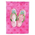 thumbnail image 1 of Carolines Treasures BB8224GF Pink Flip Flops Pink Polkadot Flag Garden Size  Small multicolor, 1 of 3