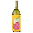 thumbnail image 1 of Carolines Treasures BB8252LITERK Mason Jar Cocktail Yellow Polkadot Wine Bottle Beverge Insulator Hugger  Wine Bottle, 1 of 1