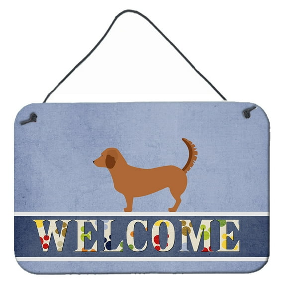 Carolines Treasures BB8270DS812 Alpine Dachsbrake Wall or Door Hanging Prints  8x12 multicolor