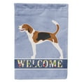 thumbnail image 1 of Carolines Treasures BB8271GF American Foxhound Welcome Flag Garden Size  Small multicolor, 1 of 3
