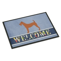 Carolines Treasures BB8276JMAT Irish Terrier Welcome Door Mat Indoor Rug or Outdoor Welcome Mat 24x36 Doormat  36"L x