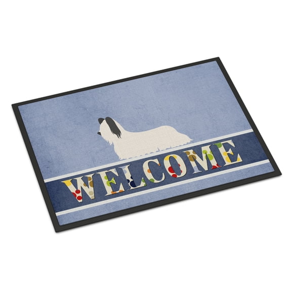 Carolines Treasures BB8278JMAT Skye Terrier Welcome Door Mat Indoor Rug or Outdoor Welcome Mat 24x36 Doormat 36"L x