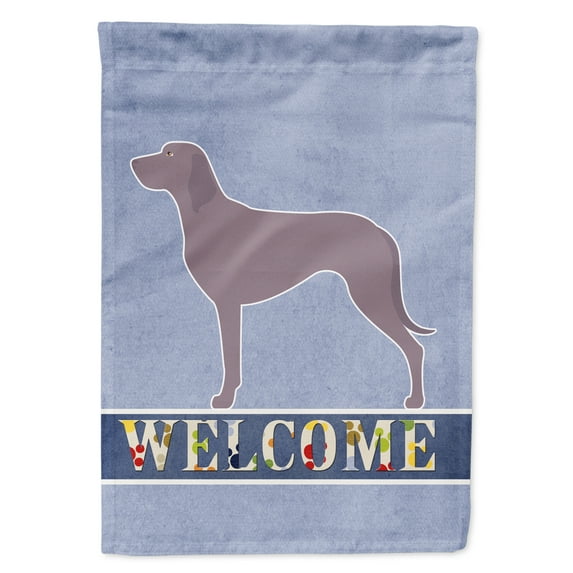 Carolines Treasures BB8280GF Weimaraner Welcome Flag Garden Size Small multicolor