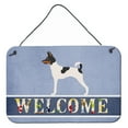 thumbnail image 1 of Carolines Treasures BB8306DS812 American Toy Fox Terrier Welcome Wall or Door Hanging Prints  8x12 multicolor, 1 of 1