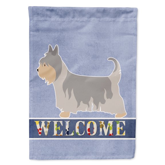 Carolines Treasures BB8307GF Australian Silky Terrier Welcome Flag Garden Size Small multicolor