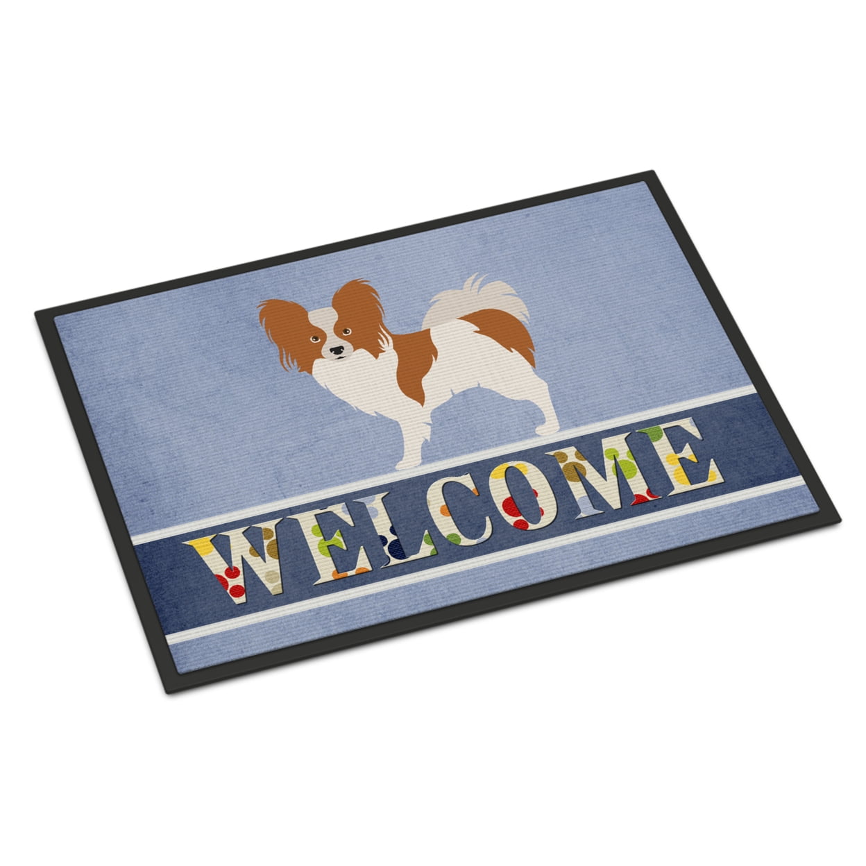 Papillon Welcome Door Mat