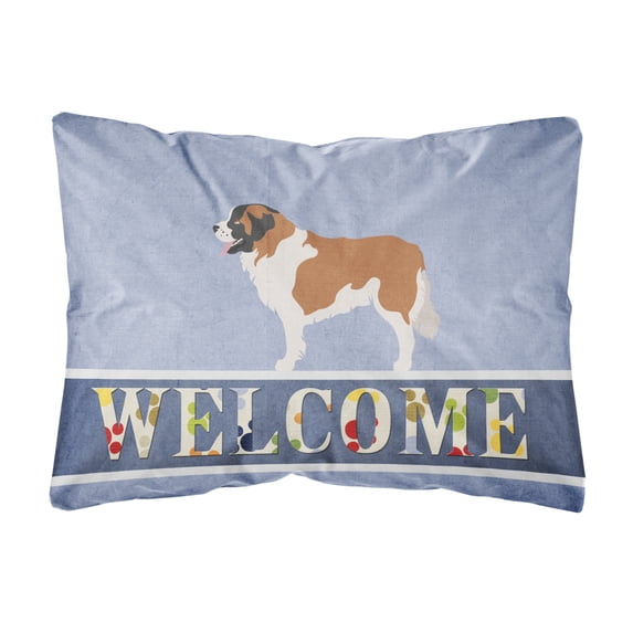 Carolines Treasures BB8341PW1216 Moscow Watchdog Canvas Fabric Decorative Pillow, Blue, 12H x16W, multicolor