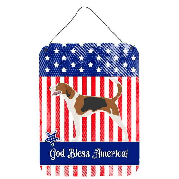Carolines Treasures BB8352DS1216 American Foxhound American Wall or Door Hanging Prints 12x16 multicolor