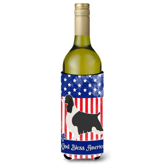 Carolines Treasures BB8354LITERK English Springer Spaniel American Wine Bottle Beverge Insulator Hugger Wine Bottle