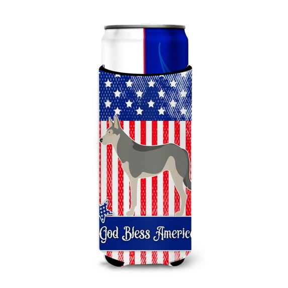 Carolines Treasures BB8377MUK Saarloos Wolfdog American Michelob Ultra Hugger for slim cans Slim Can multicolor