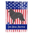 thumbnail image 1 of Carolines Treasures BB8382GF Groenendael Belgian Shepherd American Flag Garden Size  Small multicolor, 1 of 3
