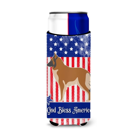 Carolines Treasures BB8384MUK Belgian Tervuren American Michelob Ultra Hugger for slim cans Slim Can multicolor