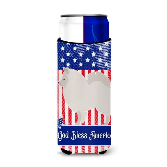 Carolines Treasures BB8398MUK German Spitz American Michelob Ultra Hugger for slim cans  Slim Can multicolor