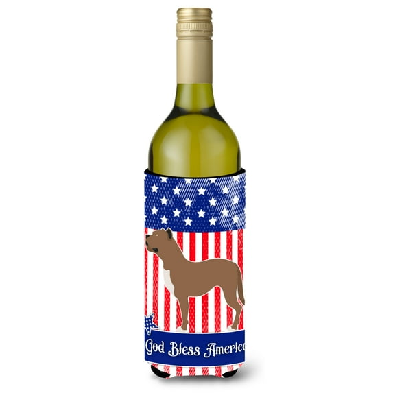 Carolines Treasures BB8420LITERK Perro de Presa Canario American Wine Bottle Beverge Insulator Hugger Wine Bottle