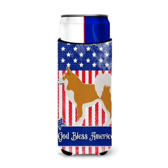 Carolines Treasures BB8421MUK Icelandic Sheepdog American Michelob Ultra Hugger for slim cans Slim Can multicolor