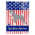 thumbnail image 1 of Carolines Treasures BB8431GF Schnauzer American Flag Garden Size  Small multicolor, 1 of 3