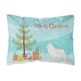 thumbnail image 1 of Carolines Treasures BB8454PW1216 Berger Blanc Suisse Christmas Canvas Fabric Decorative Pillow, 12H x16W, multicolor, 1 of 3