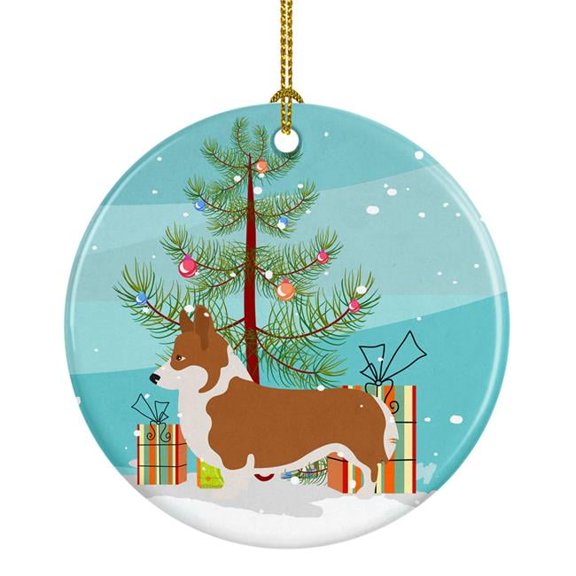 Carolines Treasures BB8482CO1 Pembroke Welsh Corgi Christmas Ceramic Ornament