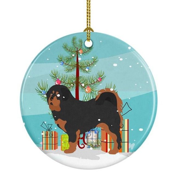 Carolines Treasures BB8488CO1 Tibetan Mastiff Christmas Ceramic Ornament