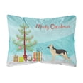 thumbnail image 1 of Carolines Treasures BB8492PW1216 German Shepherd Christmas Canvas Fabric Decorative Pillow, 12H x16W, multicolor, 1 of 3