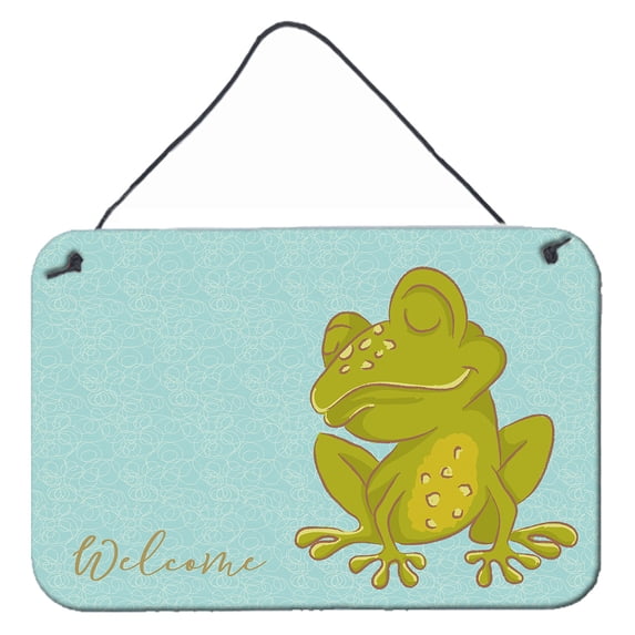 Carolines Treasures BB8563DS812 Fog Welcome Wall or Door Hanging Prints 8x12 multicolor