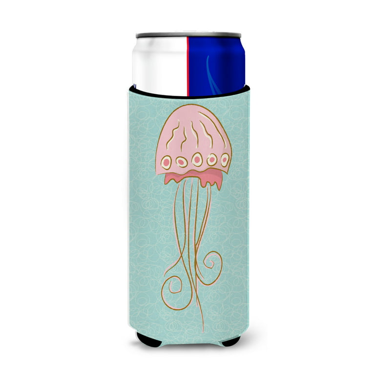 Carolines Treasures BB8576MUK Jelly Fish Michelob Ultra Hugger for slim  cans , Slim Can, multicolor 