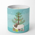 thumbnail image 1 of Carolines Treasures BB9197CDL 3.75 x 3.25 in. Unisex Malvi Cow Christmas 10 oz Decorative Soy Candle, Teal, 1 of 5