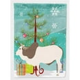 thumbnail image 1 of Caroline's Treasures BB9197CHF Malvi Cow Christmas Flag Canvas House Size , Large, multicolor, 1 of 4