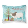 thumbnail image 1 of Carolines Treasures BB9197PILLOWCASE Malvi Cow Christmas Fabric Standard Pillowcase Teal Standard multicolor, 1 of 2