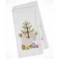 thumbnail image 1 of Carolines Treasures BB9207WTKT Leghorn Chicken Christmas White Kitchen Towel Set of 2 Dish Towels Teal 19 X 25", 1 of 3
