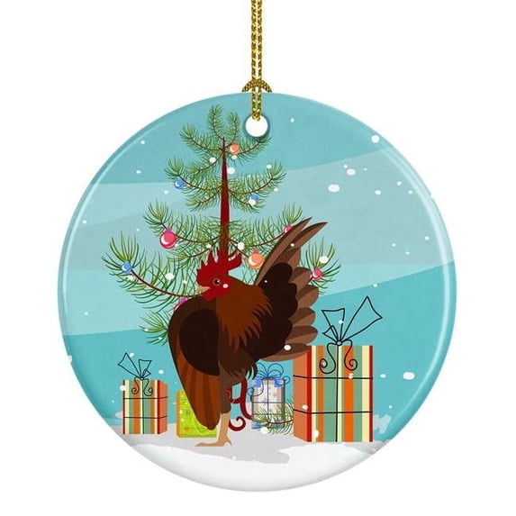 Carolines Treasures BB9209CO1 Malaysian Serama Chicken Christmas Ceramic Ornament