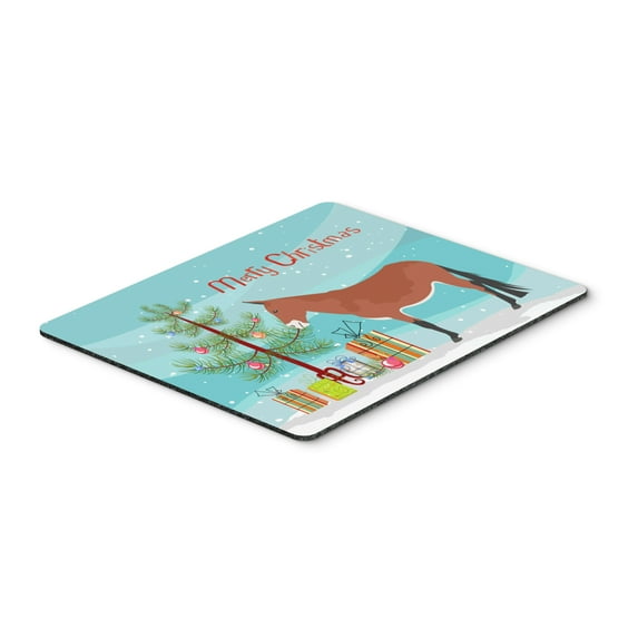 Carolines Treasures BB9212MP Mule Christmas Mouse Pad Hot Pad or Trivet Teal Large multicolor