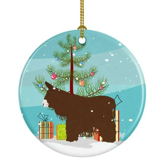 Carolines Treasures BB9219CO1 Poitou Poiteuin Donkey Christmas Ceramic Ornament