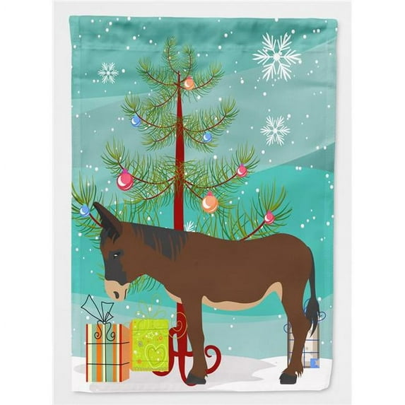 Caroline's Treasures BB9220GF Zamorano-Leones Donkey Christmas Flag Garden Size , Small, multicolor