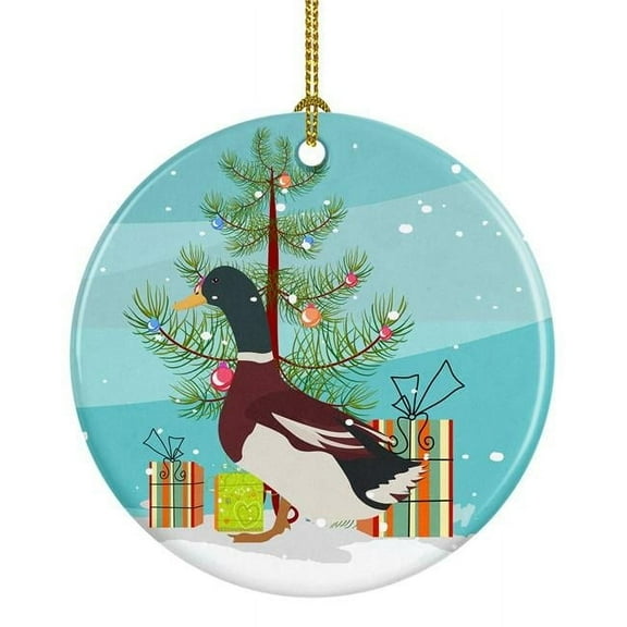 Carolines Treasures BB9223CO1 Rouen Duck Christmas Ceramic Ornament