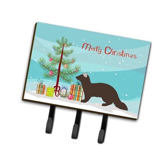 Carolines Treasures BB9236TH68 Sable Marten Christmas Leash or Key Holder