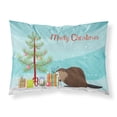 thumbnail image 1 of Carolines Treasures BB9240PILLOWCASE Eurasian Beaver Christmas Fabric Standard Pillowcase Teal Standard multicolor, 1 of 2