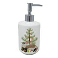 thumbnail image 1 of Carolines Treasures BB9245SOAP 7 x 3.5 in. Unisex Ferret Christmas Ceramic Soap Dispenser, Teal, 1 of 1