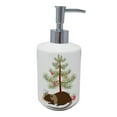 thumbnail image 1 of Carolines Treasures BB9246SOAP 7 x 3.5 in. Unisex Coypu Nutria River Rat Christmas Ceramic Soap Dispenser, Teal, 1 of 1
