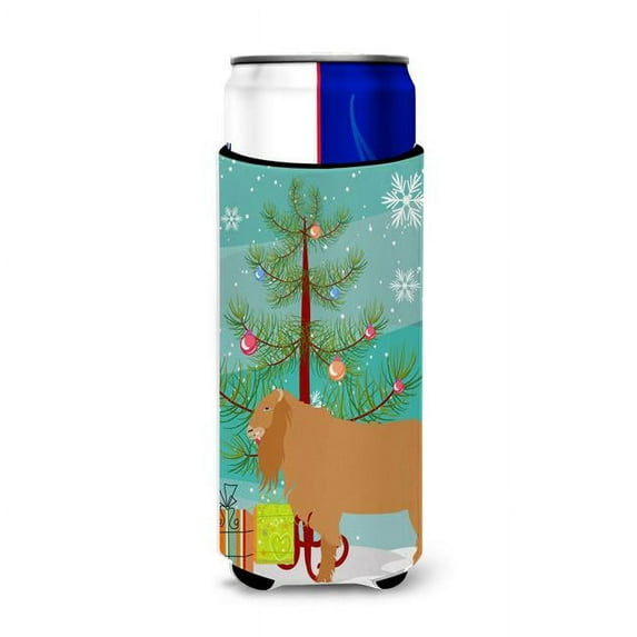Carolines Treasures BB9252MUK American Lamancha Goat Christmas Michelob Ultra Hugger for Slim Cans