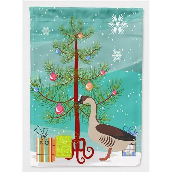 Chinese Goose Christmas Flag Garden Size BB9263GF