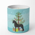 thumbnail image 1 of Carolines Treasures BB9282CDL 3.75 x 3.25 in. Unisex Friesian Horse Christmas 10 oz Decorative Soy Candle, Teal, 1 of 5