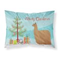 thumbnail image 1 of Carolines Treasures BB9287PILLOWCASE Alpaca Suri Christmas Fabric Standard Pillowcase Teal Standard multicolor, 1 of 2