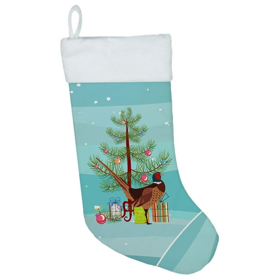 Carolines Treasures BB9297CS Ring-necked Common Pheasant Christmas Christmas Stocking