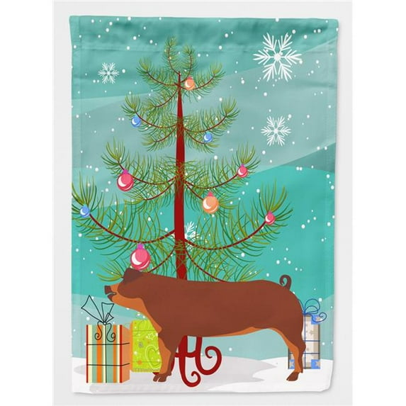 Caroline's Treasures BB9309GF Duroc Pig Christmas Flag Garden Size , Small, multicolor