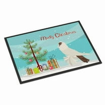 Caroline's Treasures BB9311MAT German Helmet Pigeon Christmas Door Mat, Indoor Rug or Outdoor Welcome Mat 18x27 Doormat